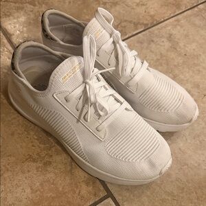 Skechers Women White Sneakers